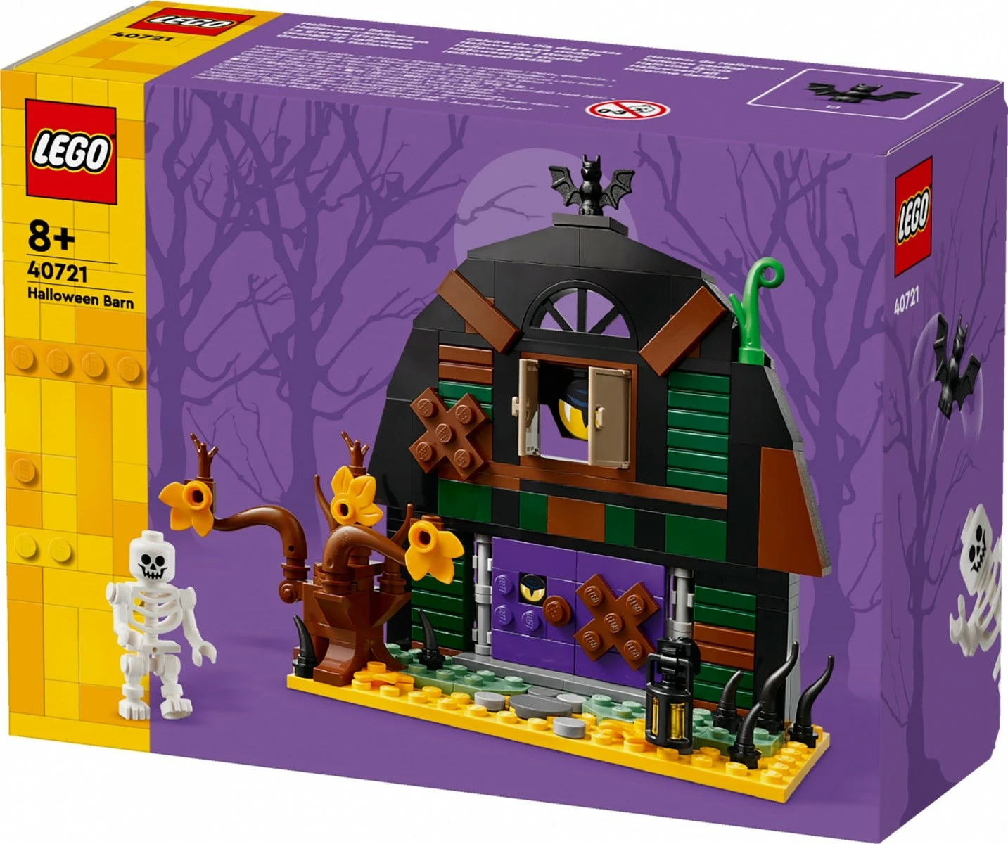 Gradbeni set Halloween skednjak, LEGO 40721, 205 kosov, za otroke, večbarven