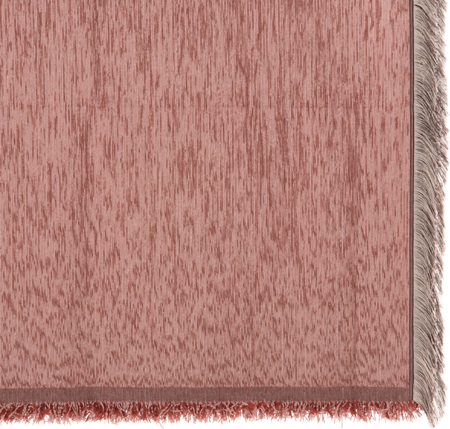 Prevleka za kavč z resicami DREAMTOPIA FH12164.11 v barvi prašno roza 178x178 cm