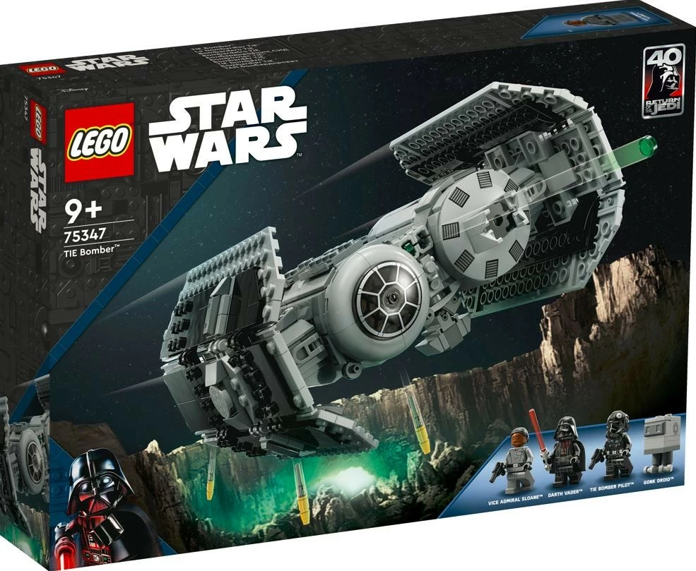 Set TIE Bomber, 625 kosov, z minifigurami, siv — LEGO Star Wars 75347