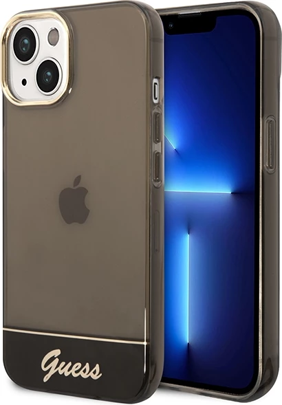Ovitek za telefon iPhone 14 Plus 6,7\", Guess GUHCP14MHGCOK, črn, trdo ohišje