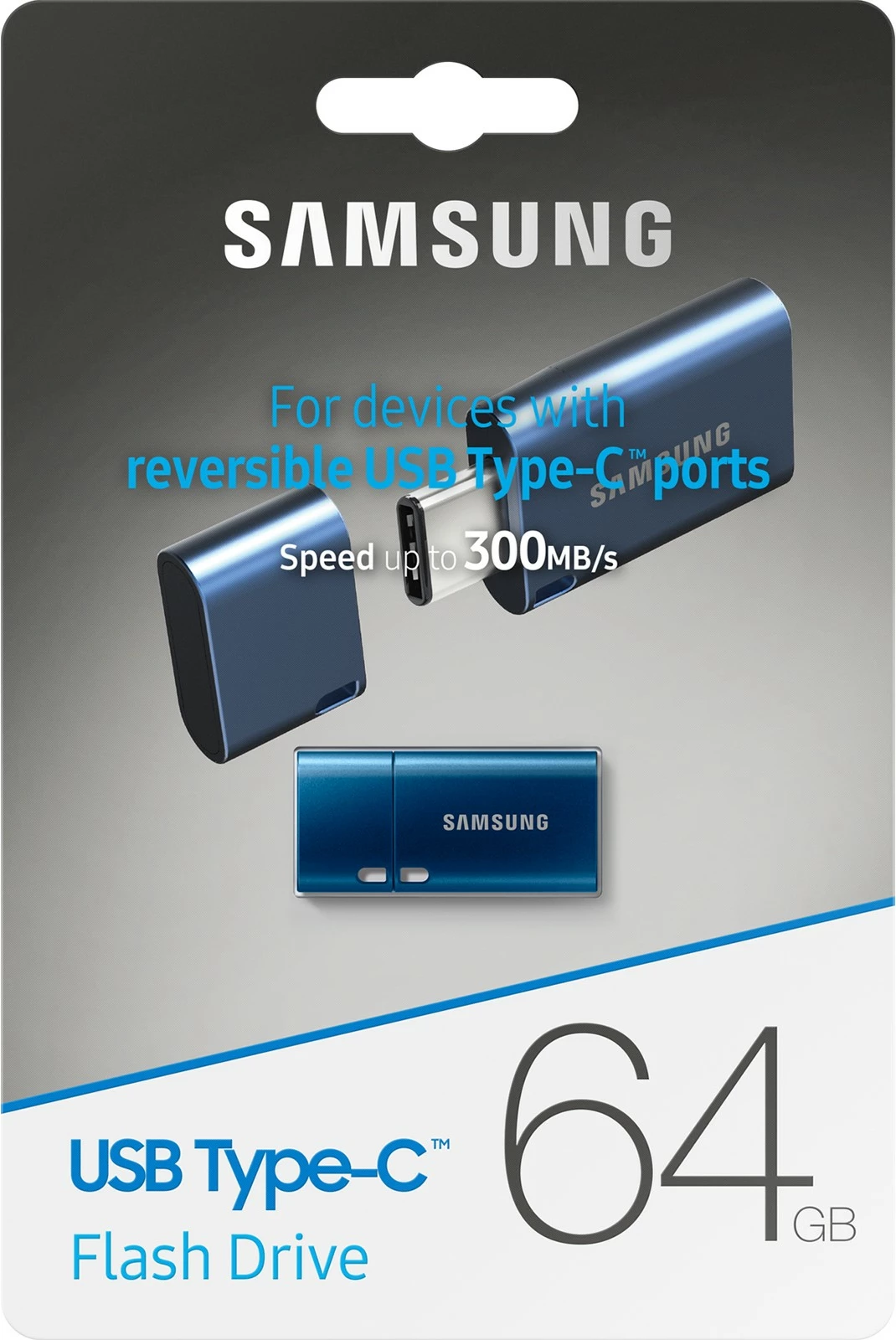 USB ključek 64 GB USB Type-C Samsung MUF-64DA, 3.2 Gen 1, moder