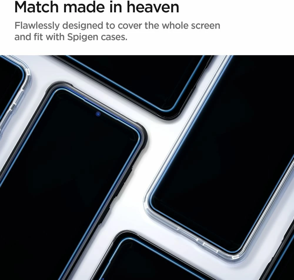 Kaljeno zaščitno steklo Spigen Glas.tR EZ Fit za Samsung Galaxy S24/S25, 2 kosa