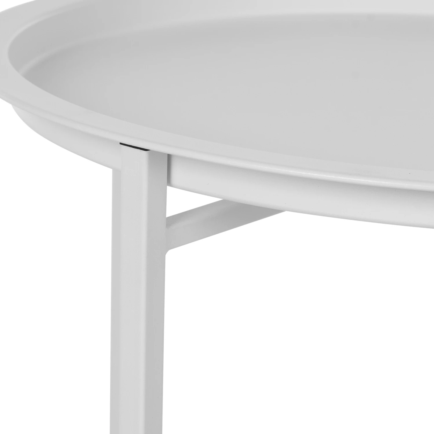 Zložljiva kovinska miza siva '46cm FH5287.02