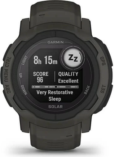 Pametna ura Garmin Instinct 2 Solar, 2,29 cm (0,9"), MIP, GPS, grafit