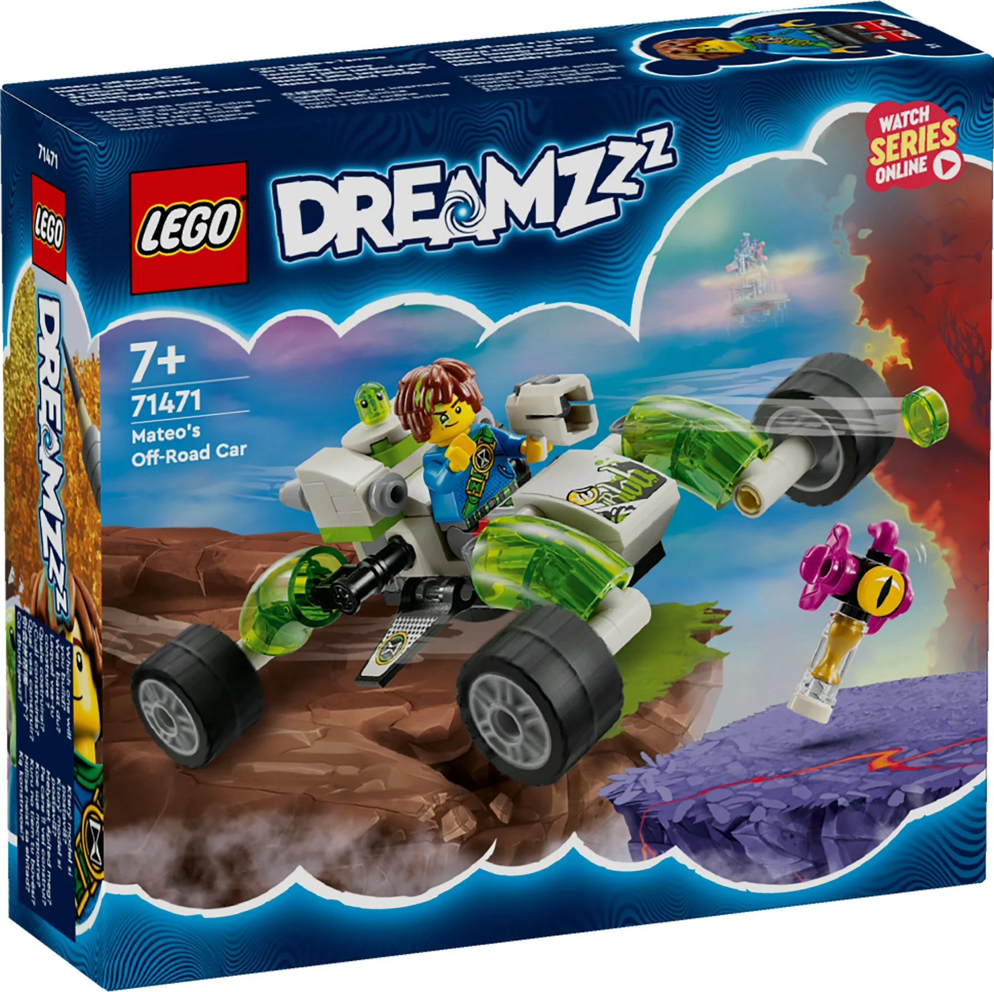 Set gradnje LEGO DreamZzz Mateos Off-Road Car 71471, 94 delov, večbarven