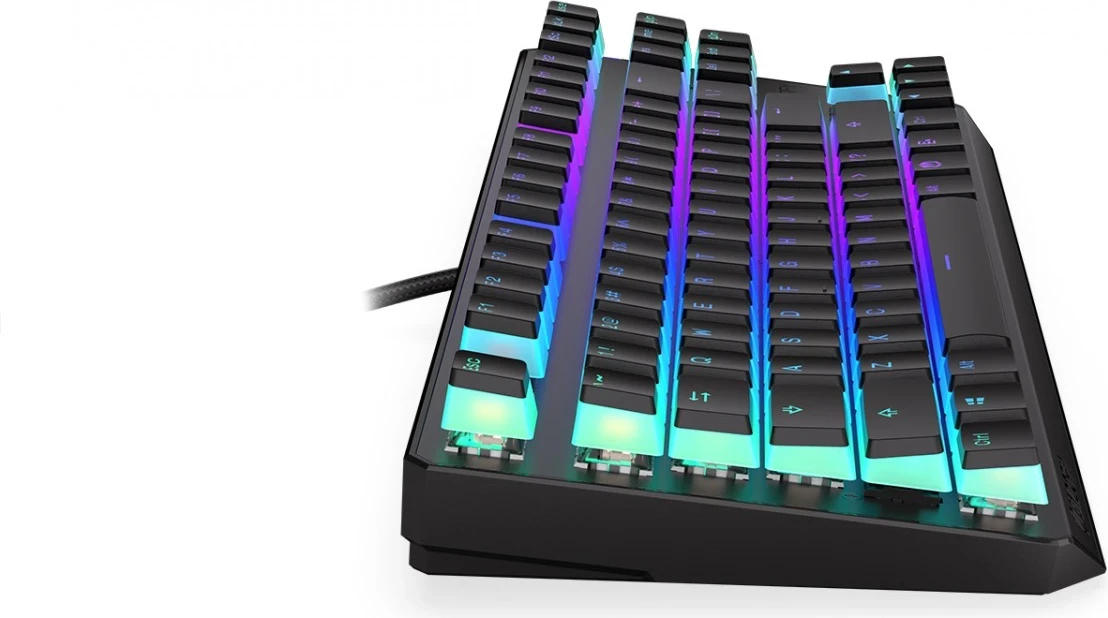 Brezžična tipkovnica Thock TKL z rdečimi Pudding tipkami, ENDORFY, RGB