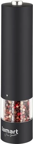 Električni mlinček za začimbe Lamart LT7021, črn, prozoren
