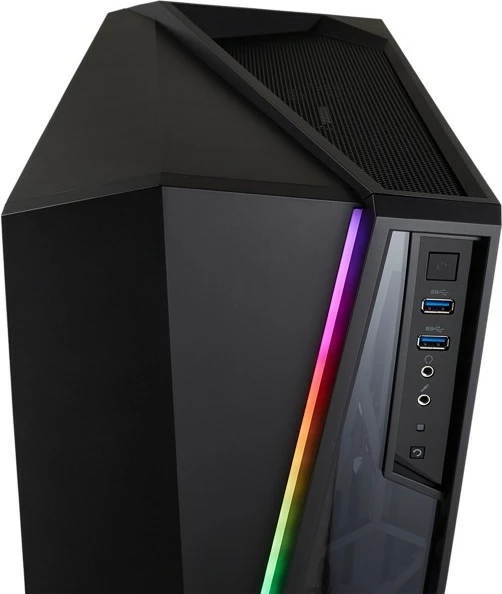 Ohišje Corsair Carbide SPEC-OMEGA RGB, Midi Tower, ATX, kaljeno steklo, črno