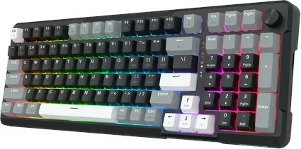 Mehanska tipkovnica Redragon ARLOKKS QMK K742, 96%, RGB, brezžično/žično, angleška, črna