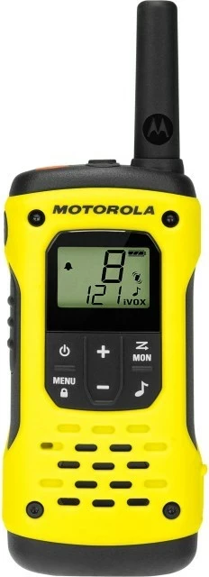 Radijska postaja Motorola T92 H2O, 16 kanalov, črno-rumena