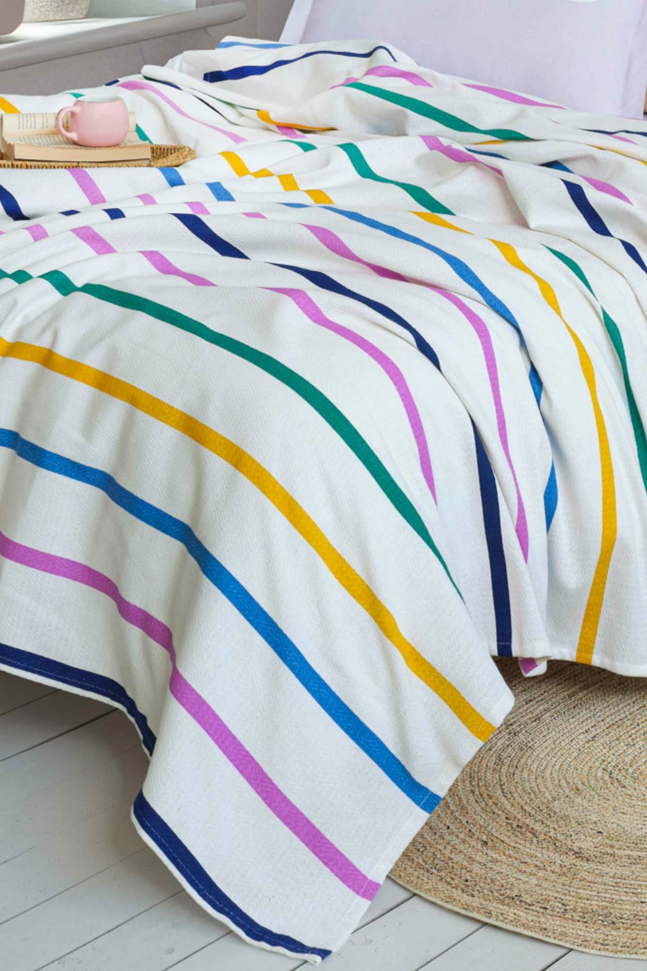 Dvojni piké komplet Funny, rumena in lila