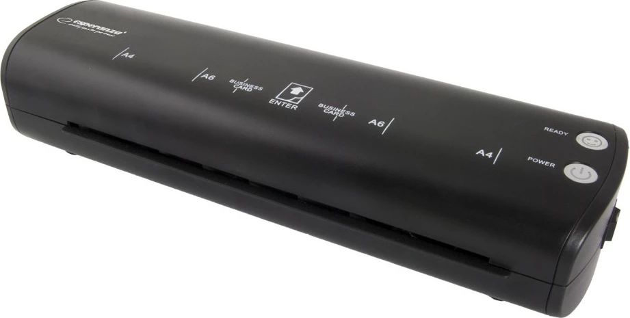 Laminator Interstellar EFL004 Esperanza, A4/A6, črn, komplet s 5 laminirnimi listi