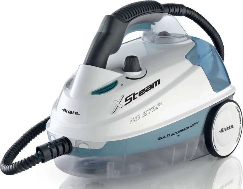 Pastralnik na paro Ariete Xvapor No Stop 4147, bele in modre barve