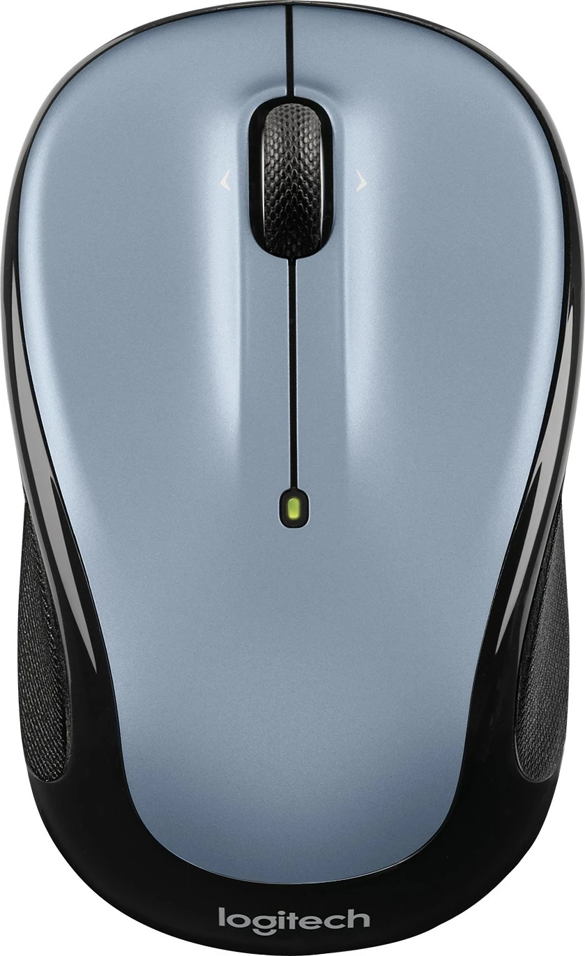 Optični ambidekstralni miš, RF brezžična, 1000 DPI, črna/siva Logitech M325s