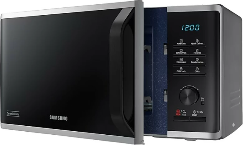 Mikrovalovna pečica, Samsung MS23K3515AS/E2, 23 L, črno/srebrna