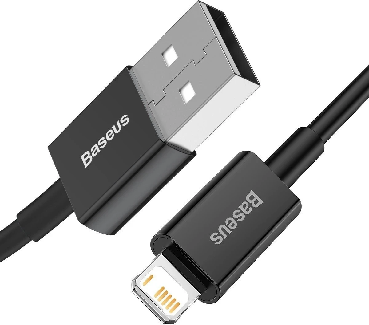 Kabel USB za Lightning Baseus Superior, 2.4A, 1 m, črn