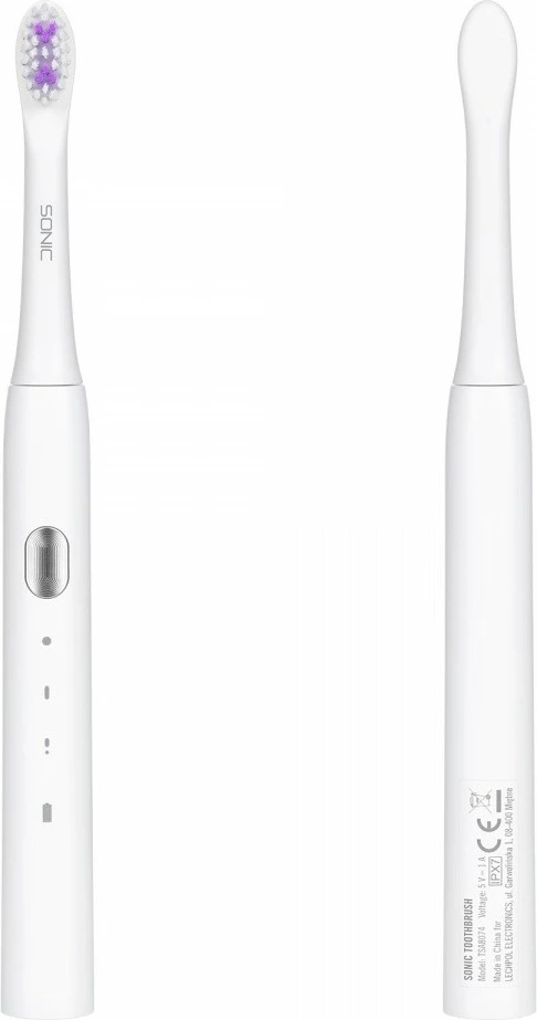 Sonična električna zobna ščetka TEESA Sonic Lite TSA8074, bela, 2 zamenljivi glavnik