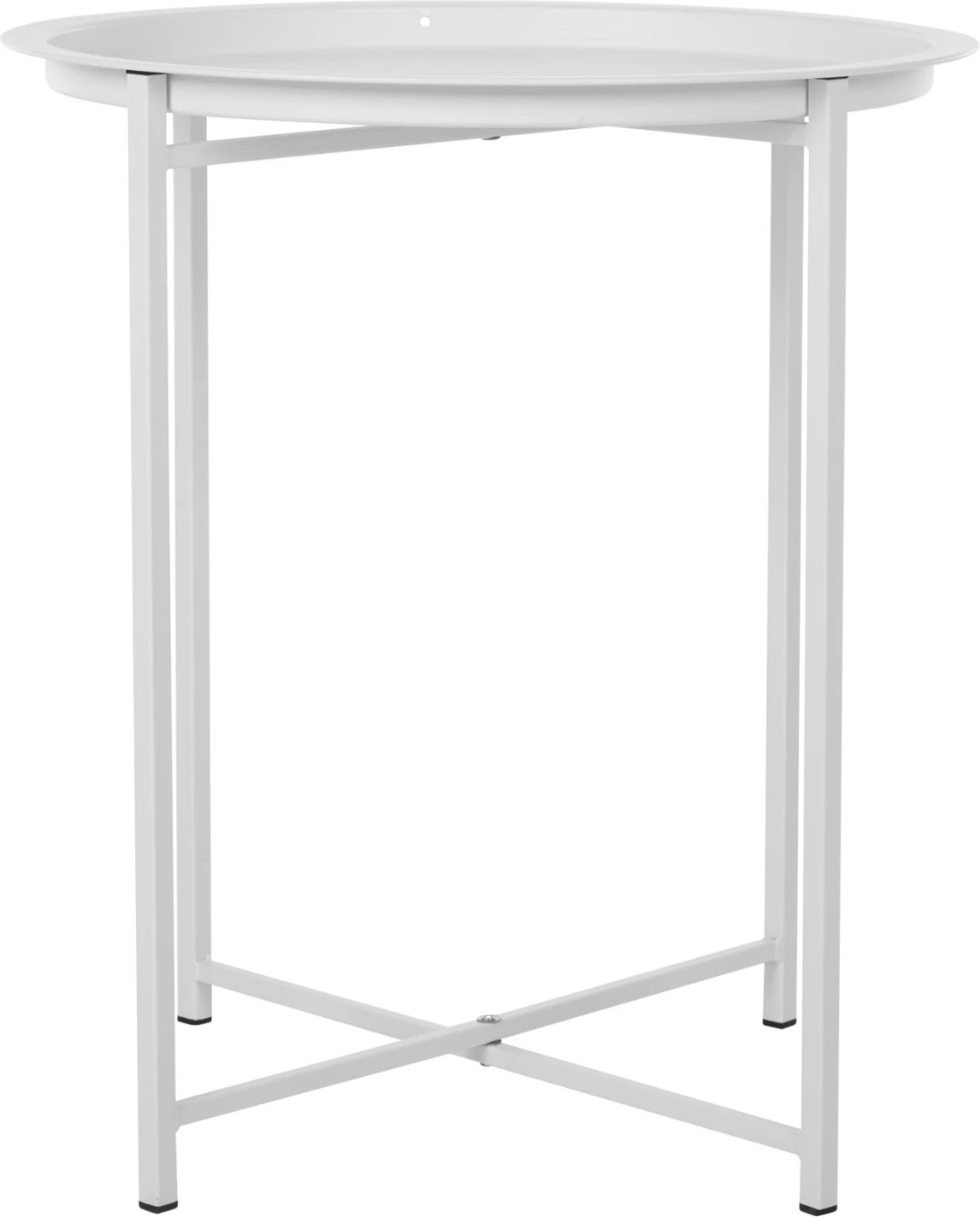 Zložljiva kovinska miza siva '46cm FH5287.02