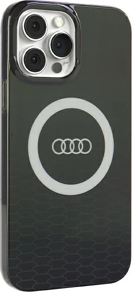 Ovitek za telefon IML z velikim logotipom MagSafe za iPhone 13 Pro / 13, Audi, črn