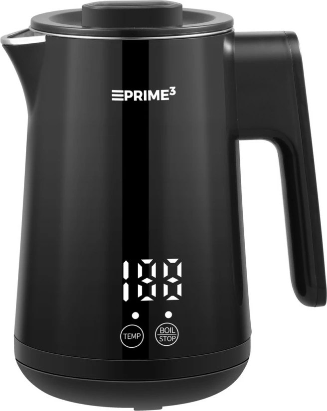 Električni ibrik PRIME3 SEK31, 0,8 L, 800 W, črn