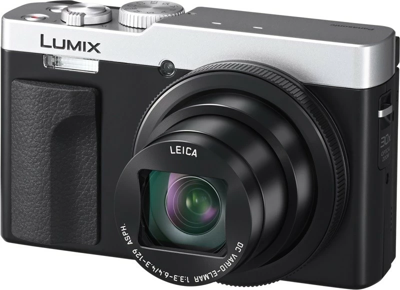 Digitalni fotoaparat LUMIX TZ99 Panasonic, 20,3 MP, 30× optični zoom, 4K, Wi‑Fi, srebrn