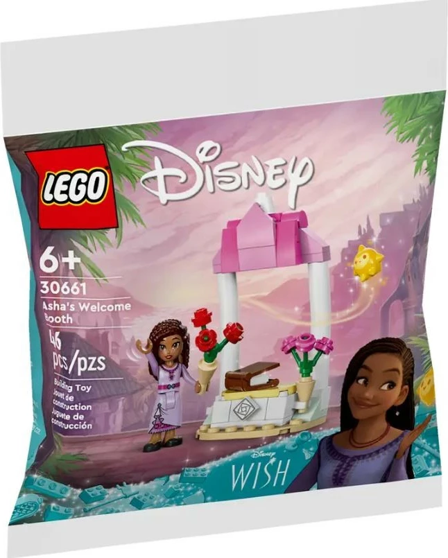 Igralni set dobrodošlice, LEGO Disney Wish 30661, Ashy, 46 kosov, plastika