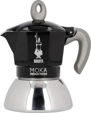 Proizvajalec kave Bialetti Moka Induction, 4 skodelice, črno / srebrno