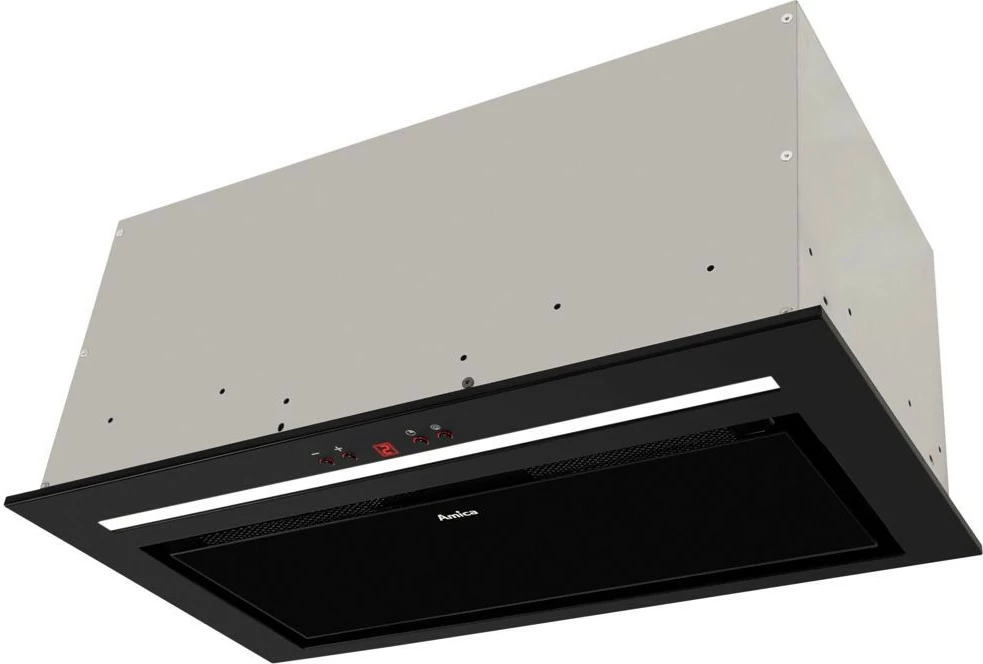 Vgradni aspirator Amica OMC6451B HC, z daljinskim upravljalnikom, LED, črn