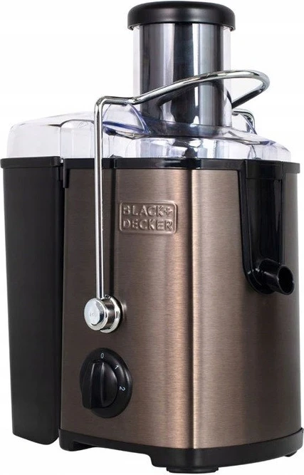 Sokovnik za sadje in zelenjavo Black+Decker BXJE600E, 600 W, črn