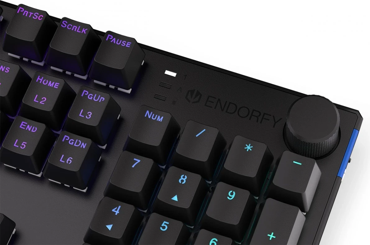 Gaming tipkovnica Endorfy Thock, Wi‑Fi, črna