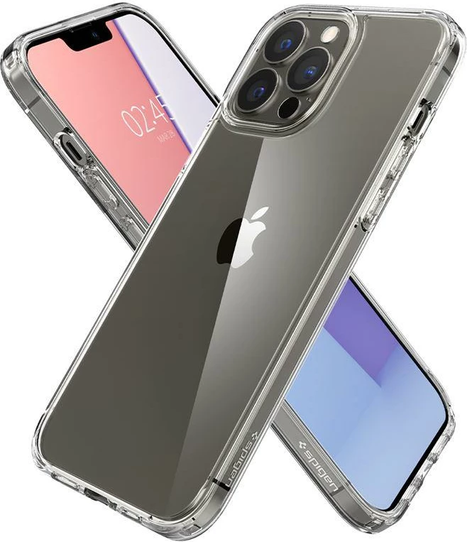 Ovitek za telefon Spigen Ultra Hybrid za iPhone 13 Pro Max, prozoren