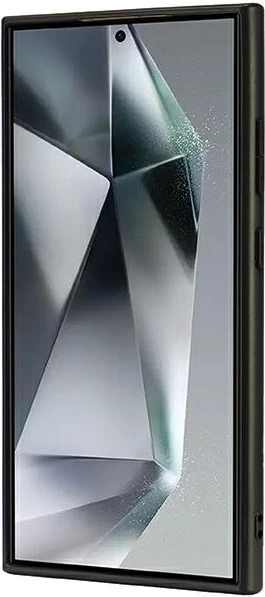 Ovitek Audi MagSafe za Samsung Galaxy S24 Ultra, umetno usnje, črn