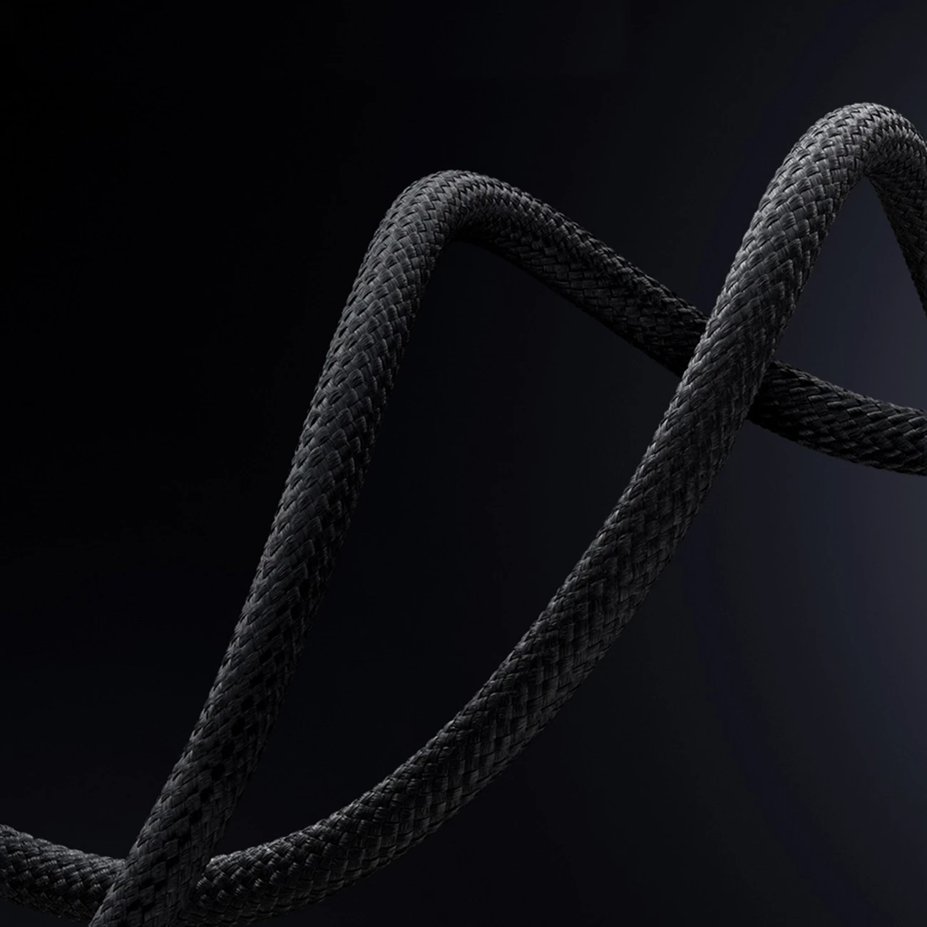 Hitri polnilni kabel Baseus Glimmer Series USB-C, 2 m, 100 W, 480 Mbps, črn