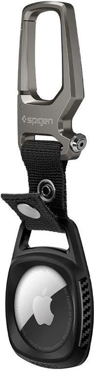 Ovitek Spigen Rugged Armor za Apple AirTag, mat črn