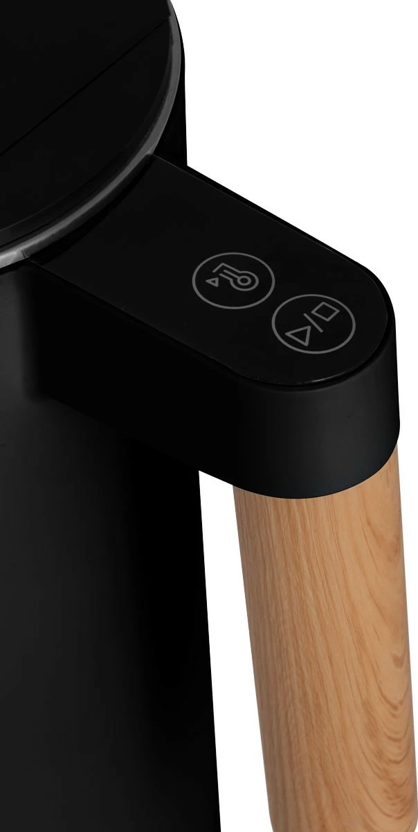 Električni ibrik Concept RK3301, 1,5 L, nastavljanje temperature, Cool Touch, črn