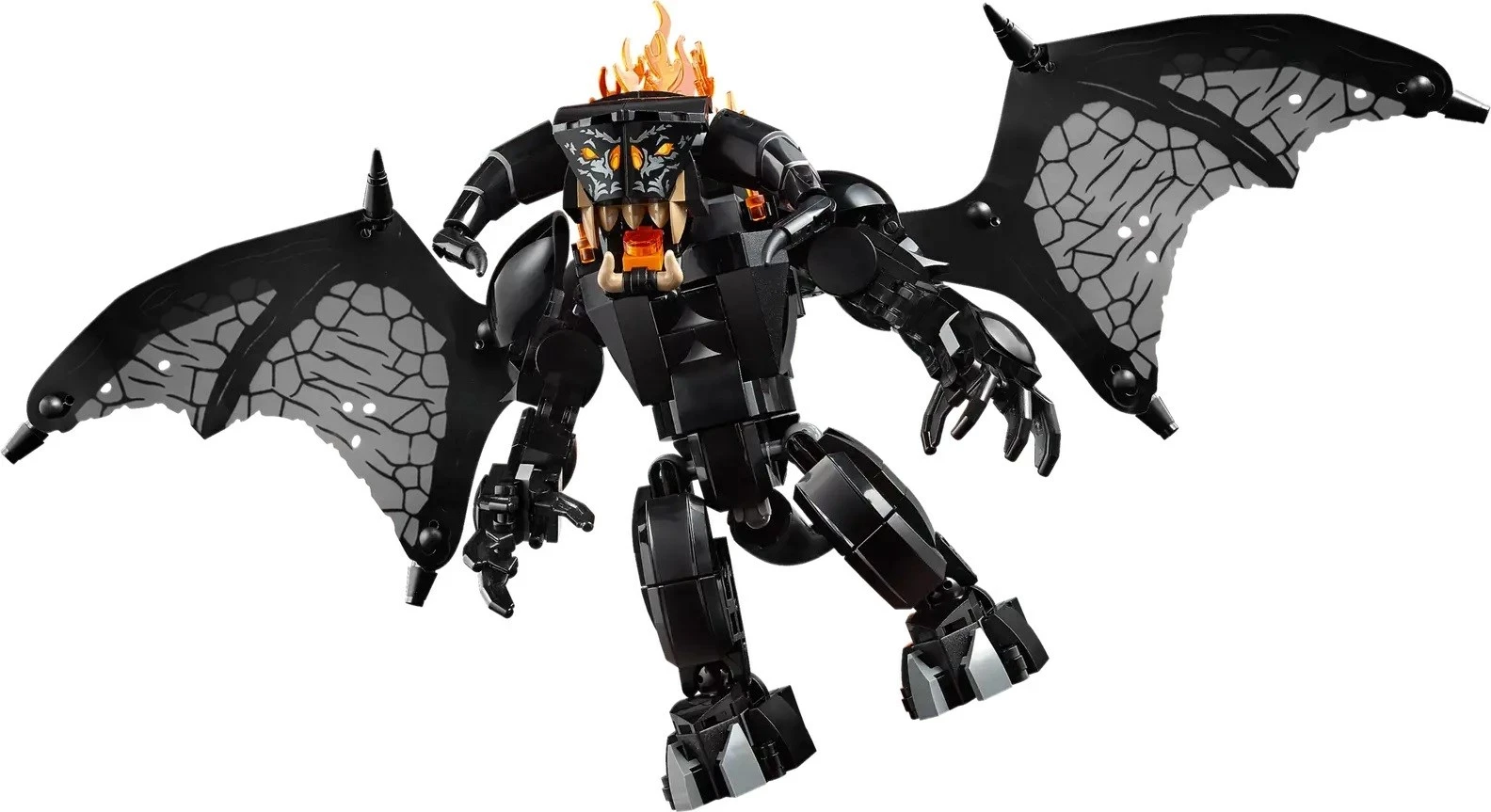 Dekorativni knjižni kotiček Lord of the Rings Balrog, LEGO ICONS 10367, za odrasle, 1 minifigura