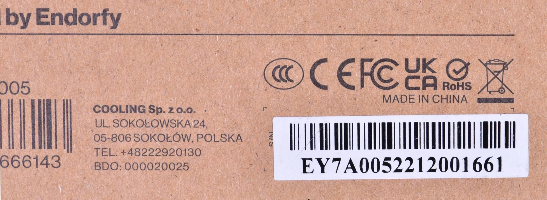 Napajalnik ENDORFY Vero L5 Bronze, 600 W