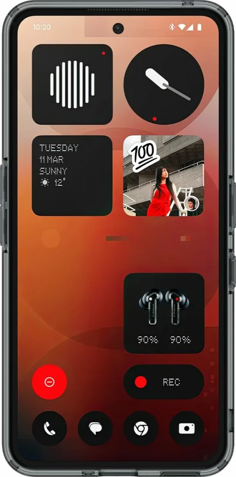 Prozoren ovitek Spigen Ultra Hybrid za Nothing Phone 3A