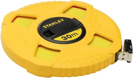 Merilni trak iz steklenih vlaken 30 m, 12,7 mm, rumen - Stanley