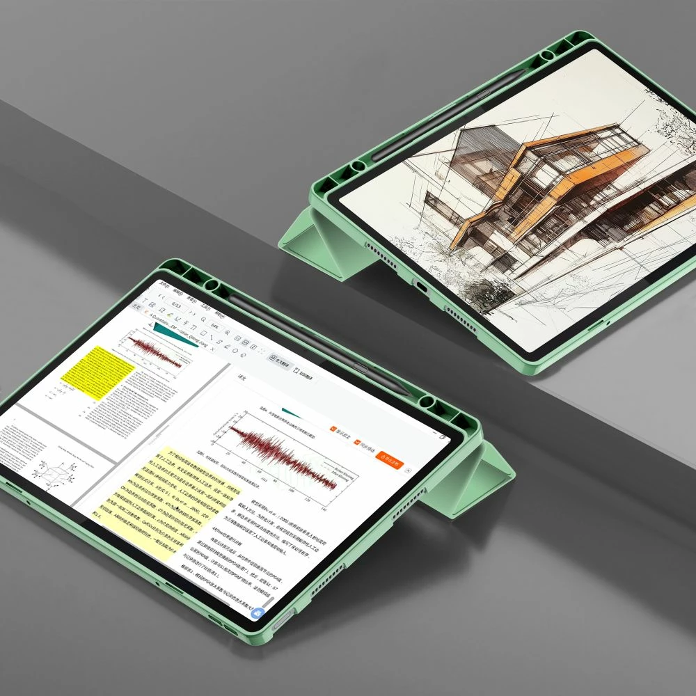 Ovitek za tablico Tech-Protect SC Pen Case za Lenovo Idea Tab Pro / Pro MT 12.7 TB-373, zelen