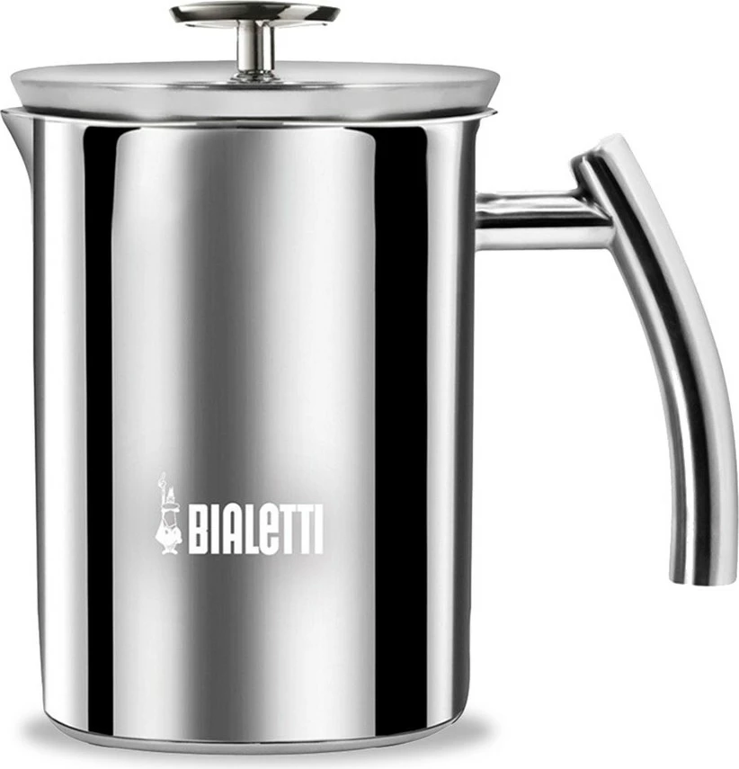 Ročni penilec mleka, Bialetti Cappuccinatore, nerjaveče jeklo, kovinski