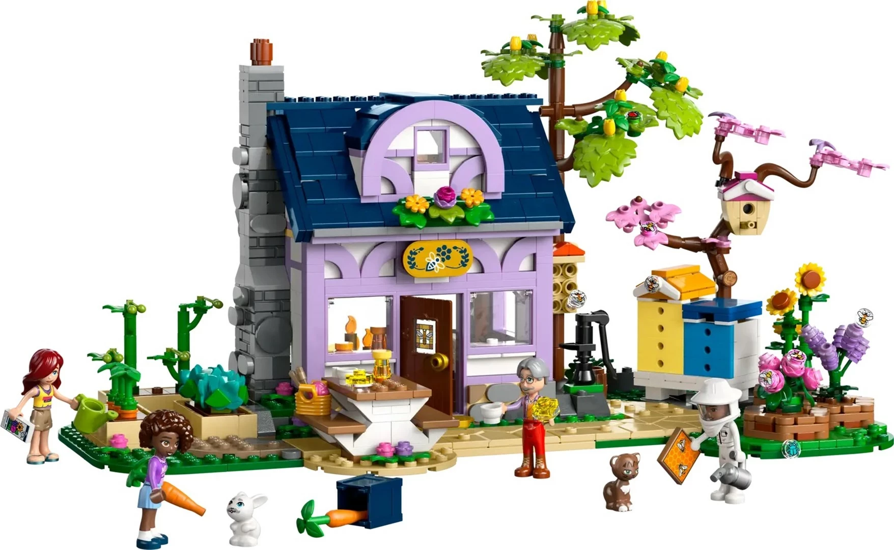Hiša čebelarjev in vrt z rožami LEGO Friends 42669