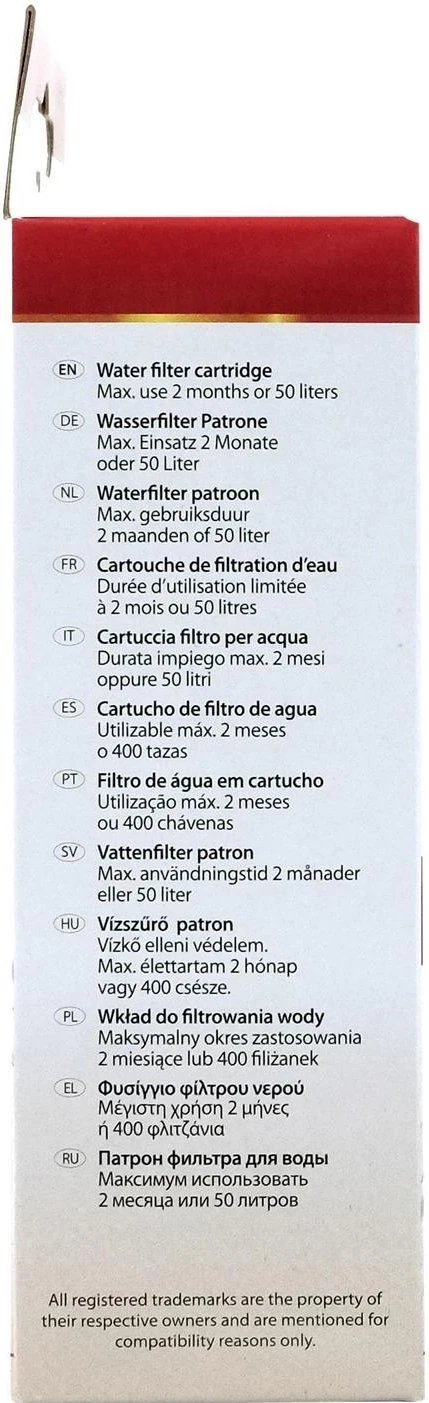 Filter za kavni aparat Scanpart, za Philips Saeco/Lavazza/Gaggia, bel