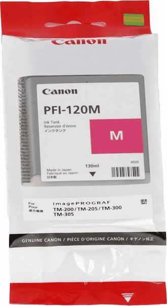 Rezervoar črnila Canon PFI-120M 2887C001, 130 ml, magenta