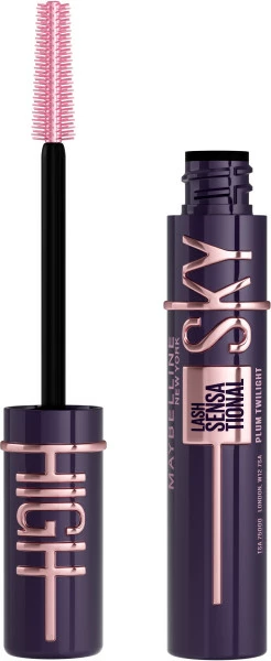 Podaljšujoča in volumen ustvarjajoča maskara Maybelline Lash Sensational Sky High Plum Twilight, 7 ml