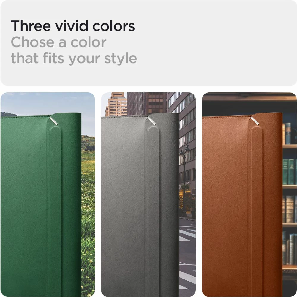 Ovitek za prenosnik Spigen Valentinus 15–16 palcev, zelen