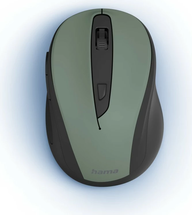 Brezžična miška Hama MW-400 V2, 1600 DPI, 6 gumbov, USB, zelena