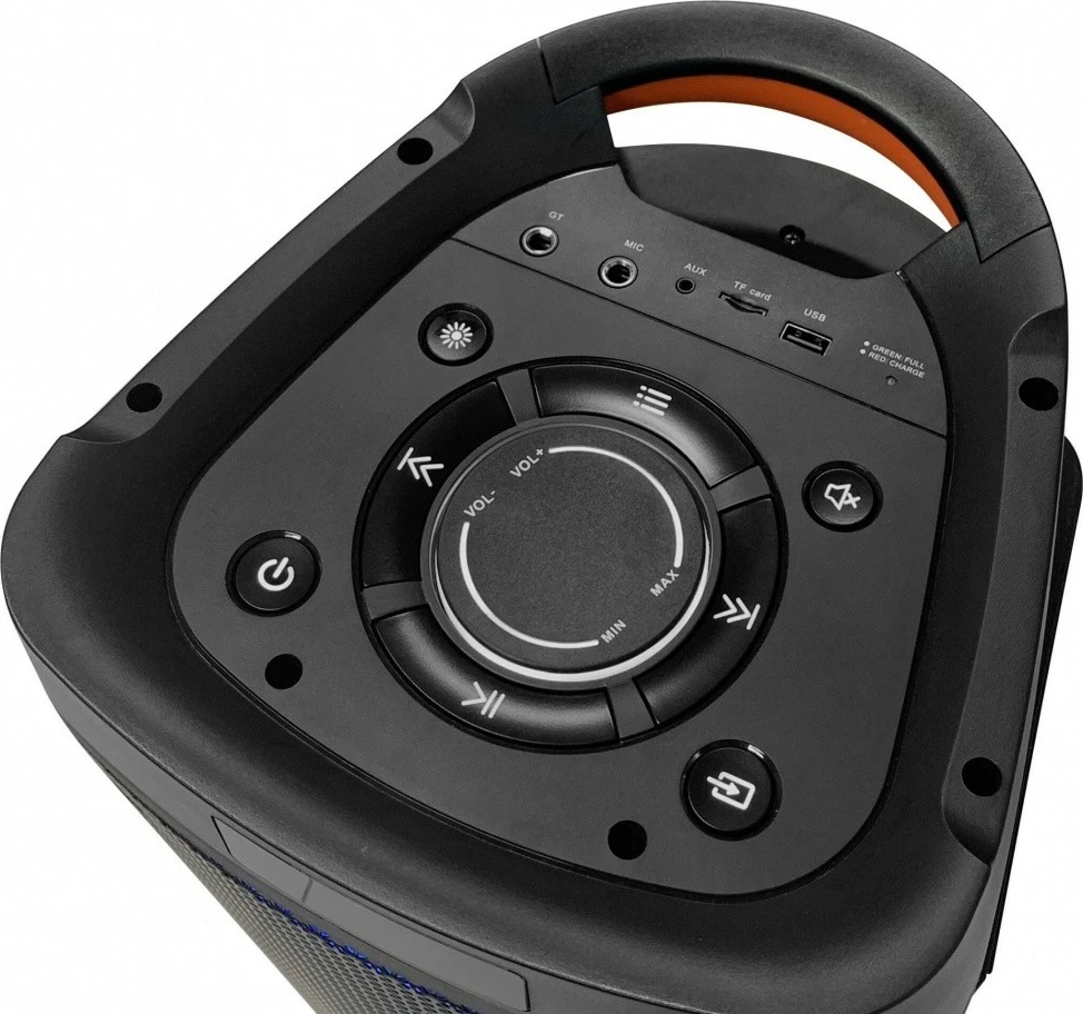 Zvočnik PartyBox Blaupunkt PB06DB, Bluetooth, Karaoke, 500 W, LED, črn, z 2 brezžičnima mikrofonoma