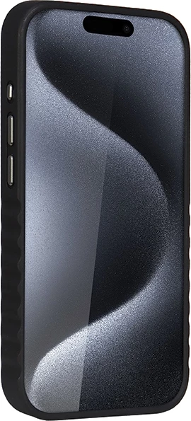Ovitek iz umetnega usnja z MagSafe za iPhone 15 Pro, Audi, rdeč