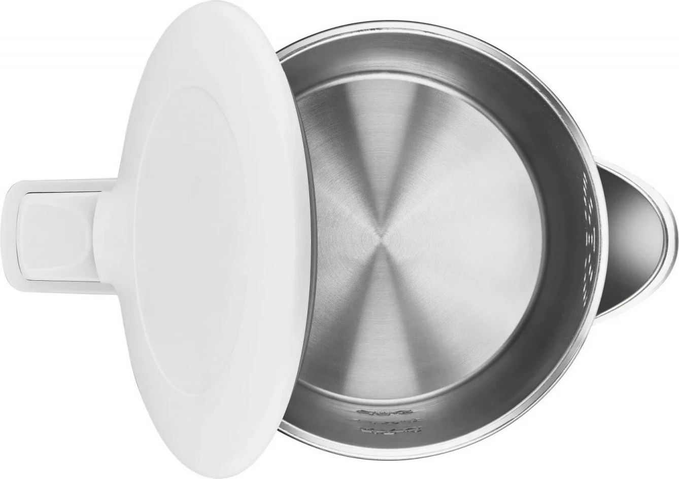 Električni čajnik Amica KF 6011, 1,5 L, bel, z dotiknim zaslonom